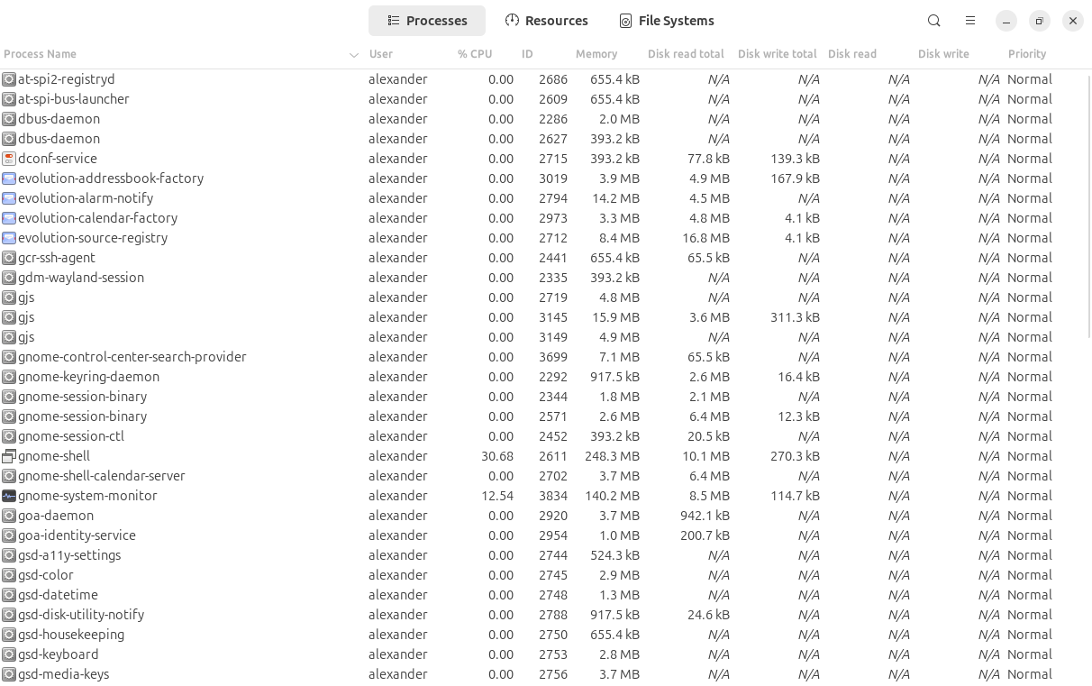 Ubuntu System Monitor