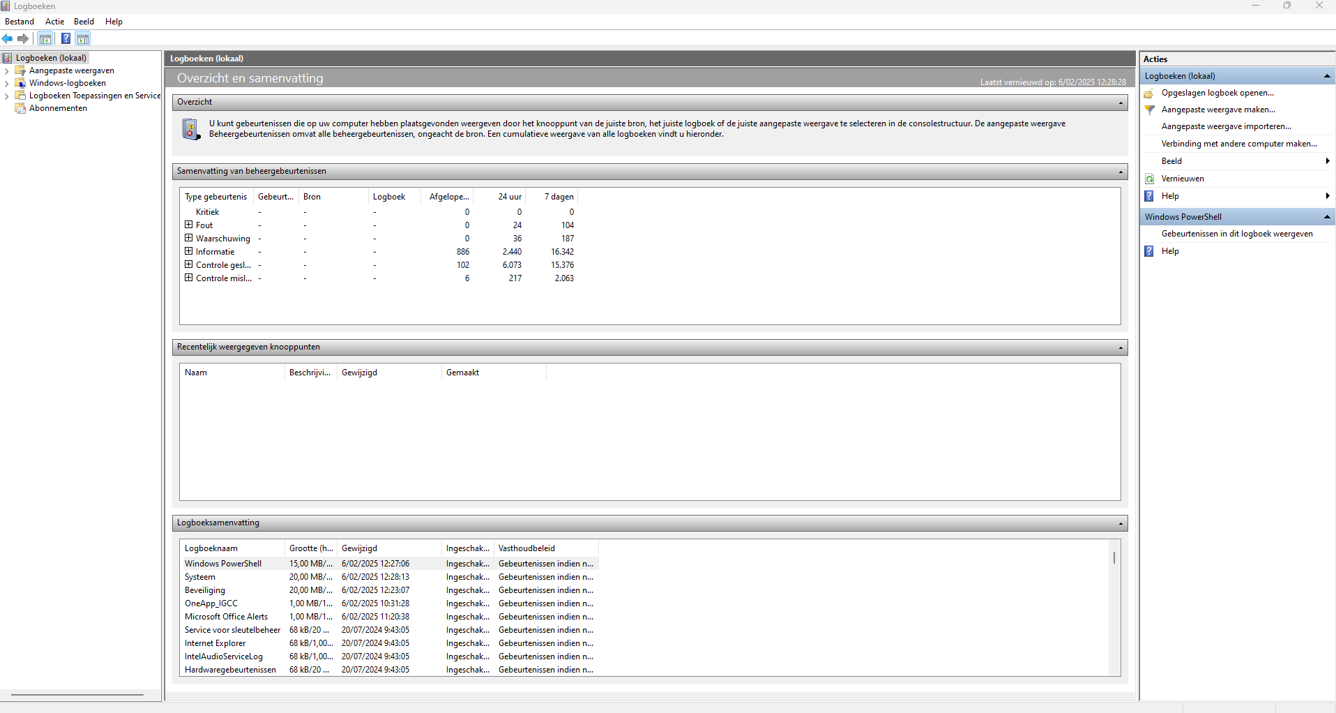 Windows Event Viewer