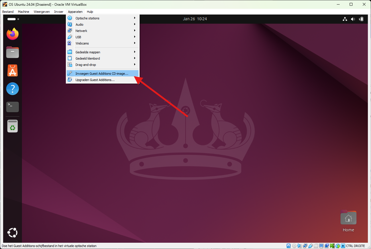 Virtualbox Add Guest Additions