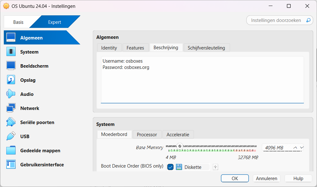 VirtualBox Description