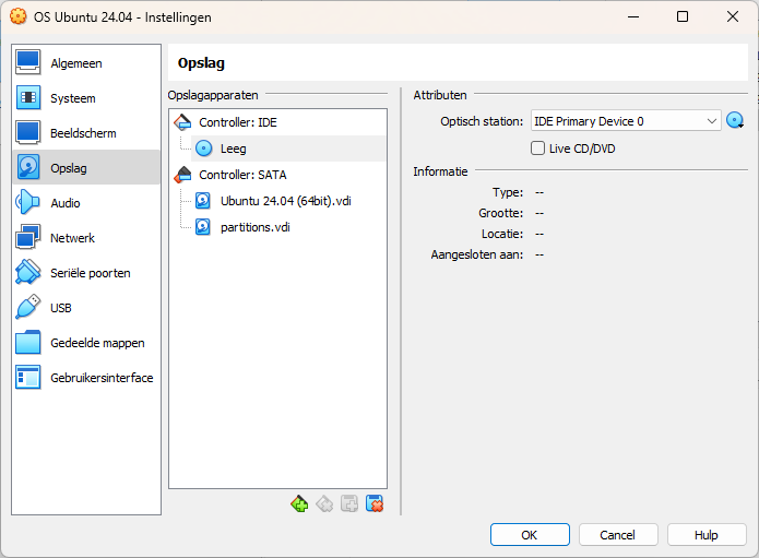 VDI koppelen aan Ubuntu